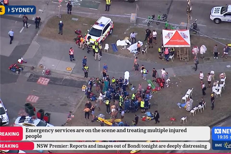 Die meisten Opfer starben noch direkt am Tatort. Supplied/ABC NEWS/AAP/dpa