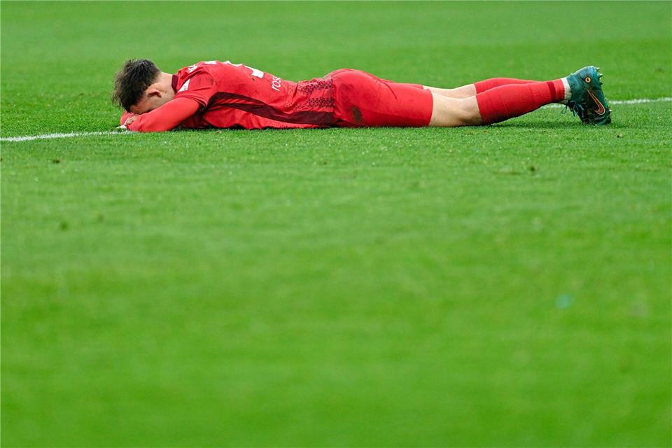 Die nächste Zwangspause: Max Rosenfelder fällt mit einer Oberschenkelverletzung erneut aus. (Archivbild)Uwe Anspach/dpa