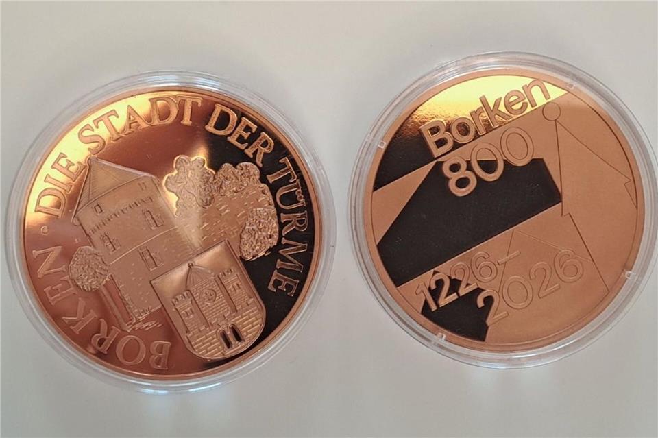 Die neue Bürgermünze aus Kupfer ist ab sofort erhältlich.