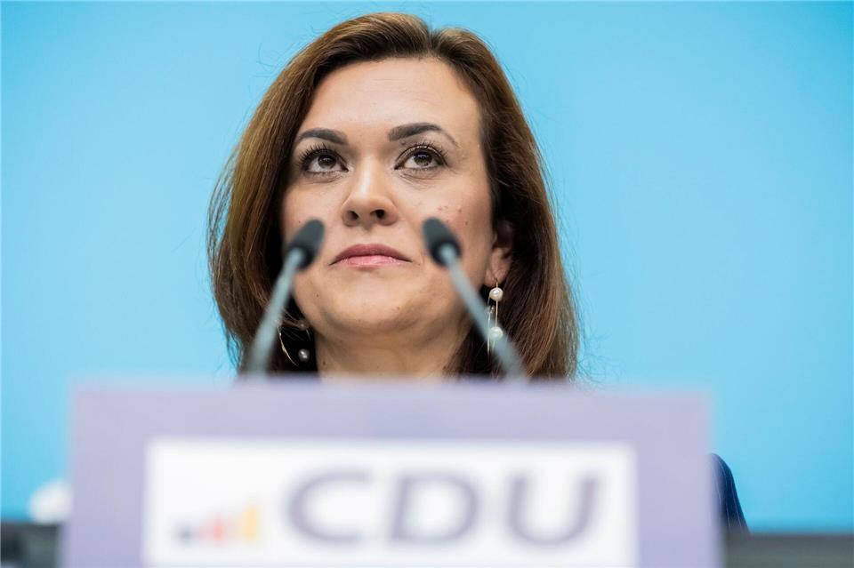 Die neue CDU-Generalsekretärin bezieht Position.Christoph Soeder/dpa