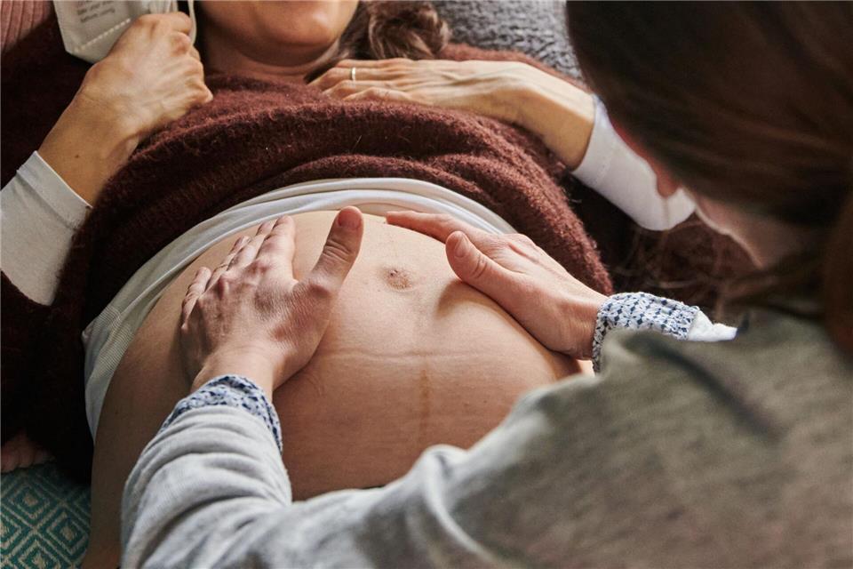 Die neue Einrichtung soll die Versorgung Schwangerer, junger Mütter, Neugeborener und Familien in Harburg und Umgebung stärken. (Symbolbild)Annette Riedl/dpa