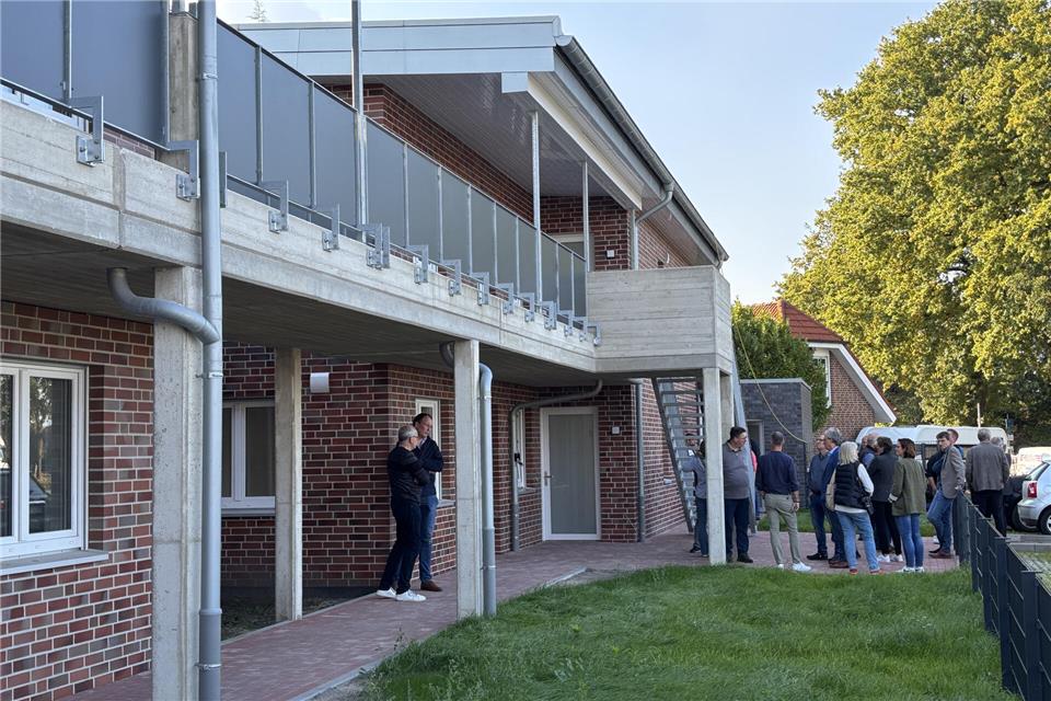 Die neue Flüchtlingsunterkunft in Erle beinhaltet acht Wohnungen für jeweils sechs Personen.