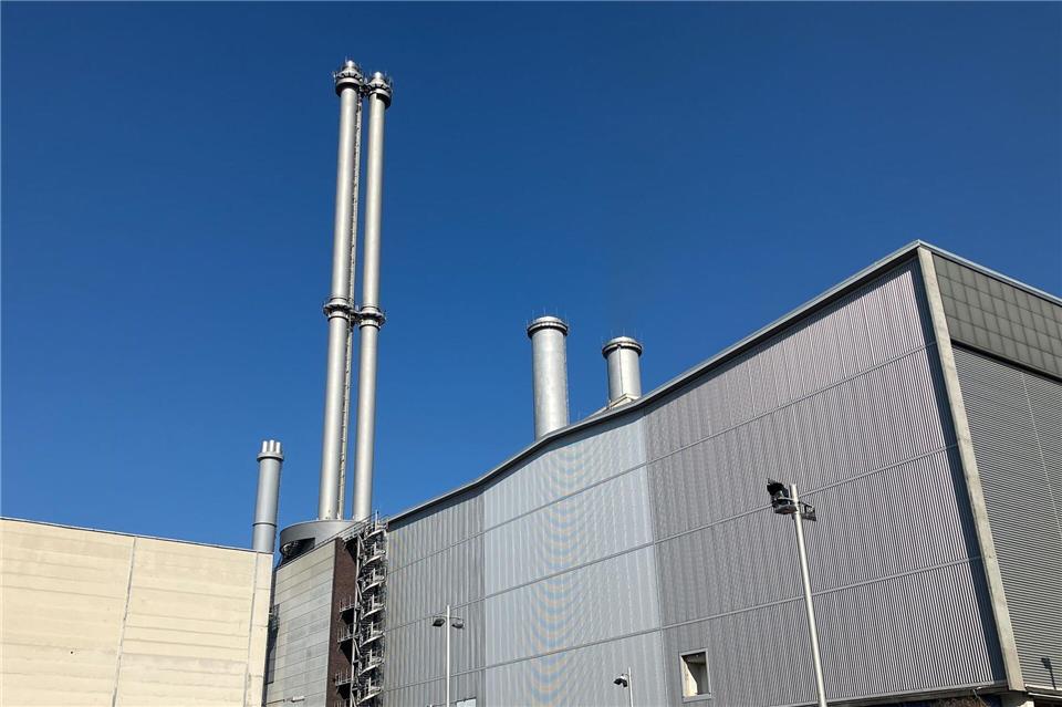 Die neue Power-to-Heat-Anlage entsteht am Heizkraftwerk in Berlin-Mitte. (Archivbild)Matthias Arnold/dpa