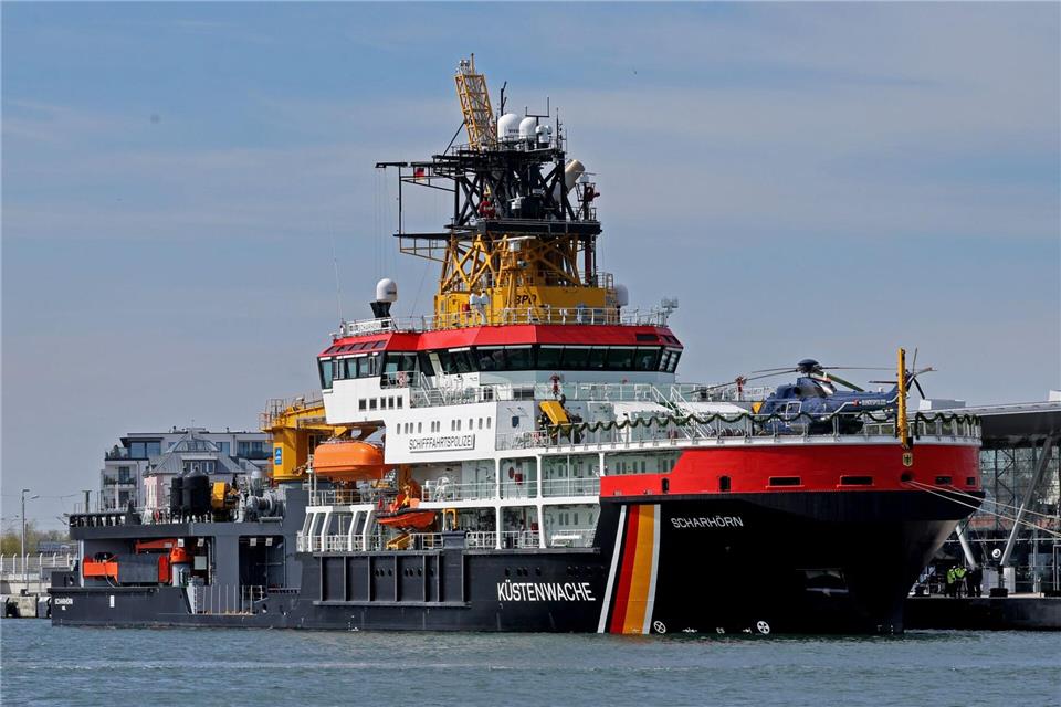 Die neue „Scharhörn“ ist rund 105 Meter lang. Bernd Wüstneck/dpa