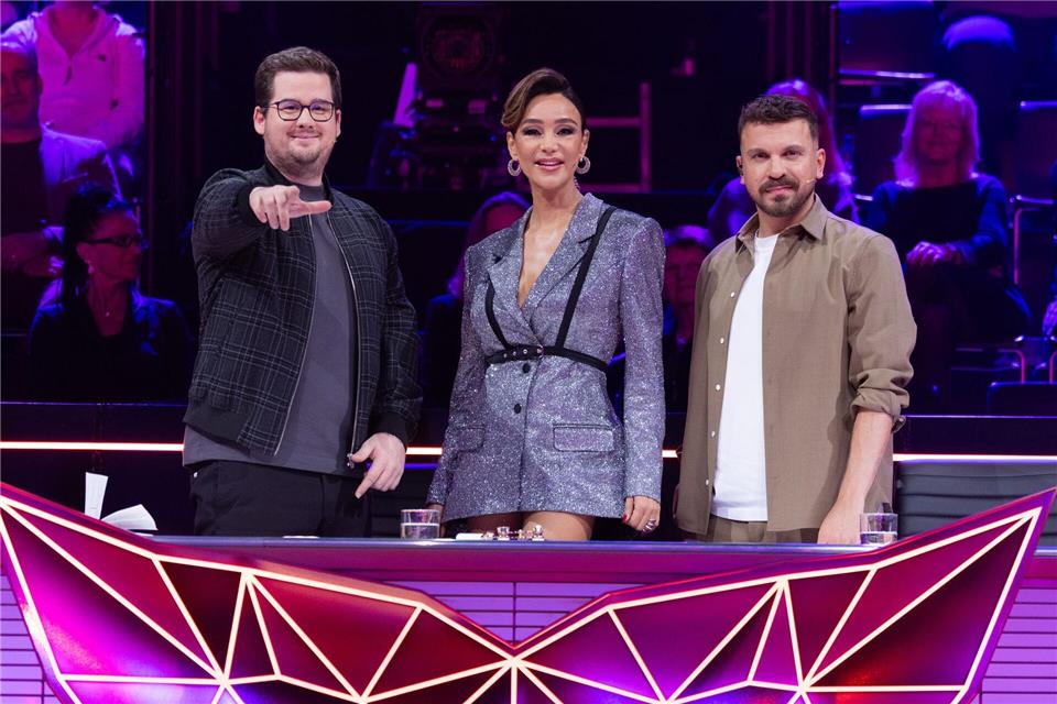 Die neue Staffel von „The Masked Singer“ hat auch ein neues Rateteam.Rolf Vennenbernd/dpa