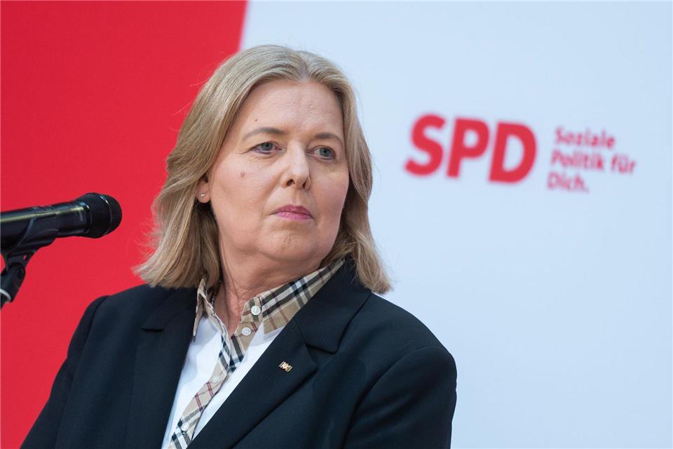 Die neue starke Frau der SPD: Bärbel Bas.Christophe Gateau/dpa