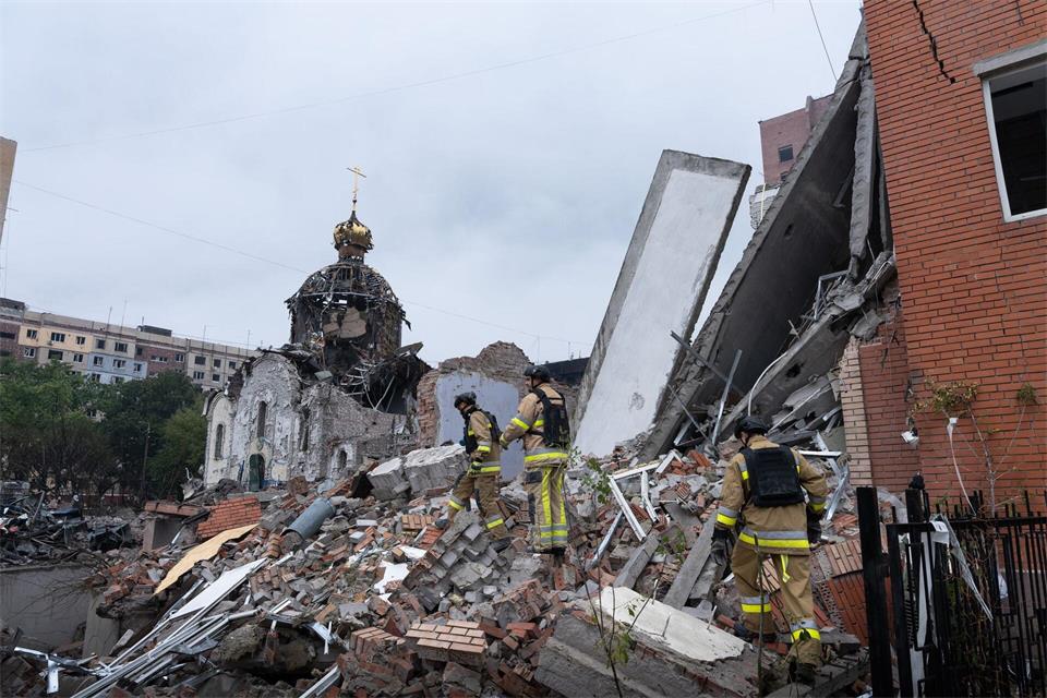 Die ostukrainische Frontstadt Kramatorsk erlebt immer wieder schwere russische Angriffe. (Archivbild)Cameron Jones-Manley/ZUMA Press Wire/dpa
