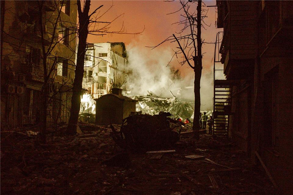 Die ostukrainische Großstadt Charkiw ist immer wieder Ziel russischer Luftangriffe. (Archivbild)Nicolas Cleuet/Le Pictorium via ZUMA Press/dpa