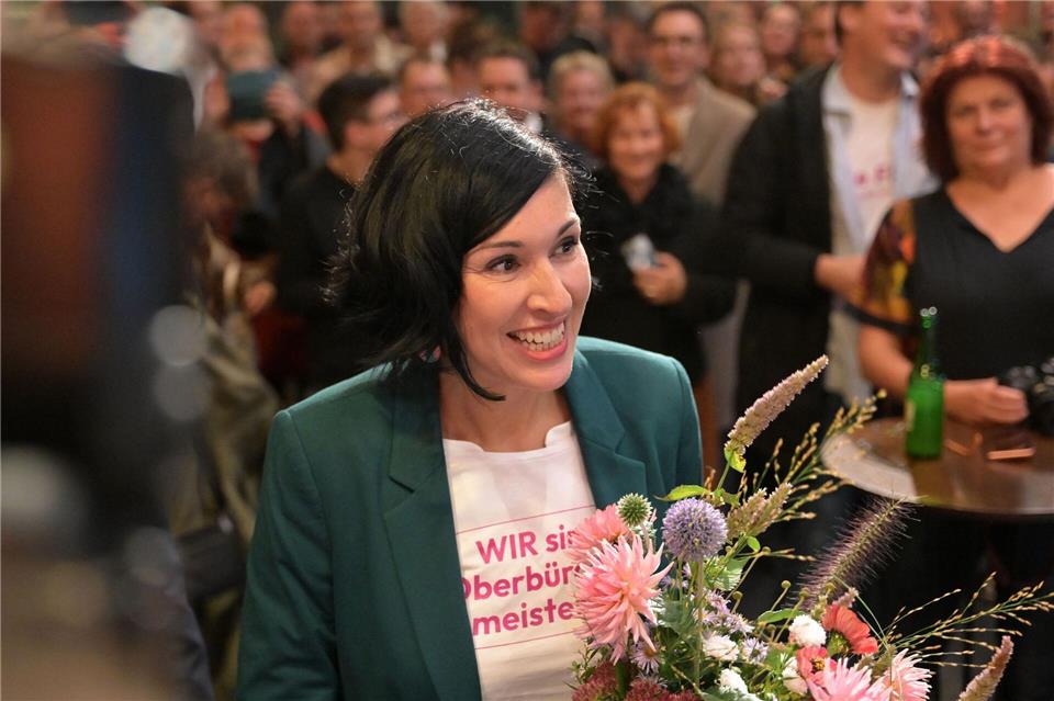 Die parteilose Kommunalpolitikerin Noosha Aubel hat die OB-Wahl in Potsdam mit großem Vorsprung gewonnen. (Archivbild)Michael Bahlo/dpa