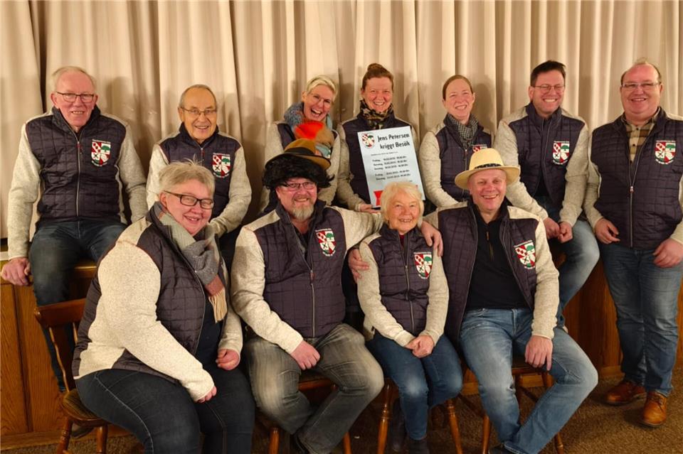 Die plattdeutsche Theatergruppe Erle bereitet sich auf ihr neues Stück vor.