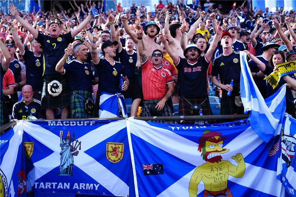 Die schottischen Fans sorgten bei der WM für Stimmung.Andrew Milligan/PA Wire/dpa