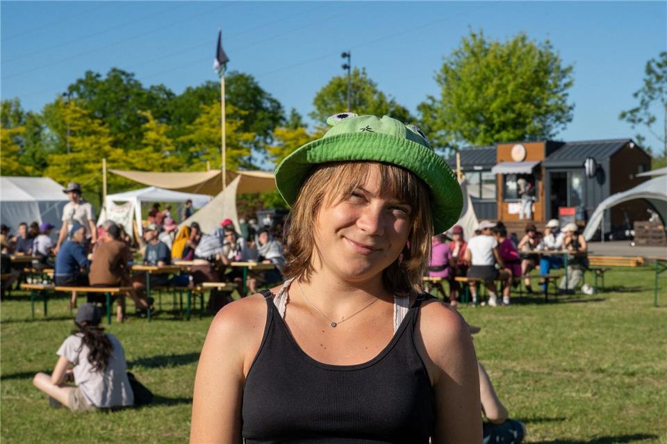 Die schwedische Aktivistin Greta Thunberg nimmt in Hamm an einer Protestaktion gegen neue Gaskraftwerke teil.Max Lametz/dpa