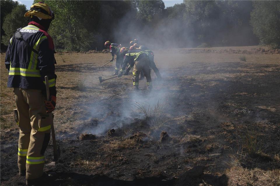 Die spanischen Behörden hatten die deutschen Waldbrand-Spezialisten zur Unterstützung angefordert.Sven Kaeuler/dpa