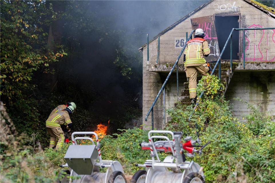 Die verletzten Soldaten liefen vom Ort der Verpuffung davon und riefen „Realfall, Realfall“, um zu verdeutlichen, dass es sich nicht um einen Teil der Übung handelte.Rolf Vennenbernd/dpa
