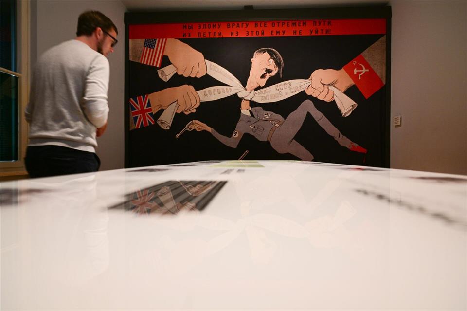 Die vier Alliierten im Zweiten Weltkrieg haben Hitler-Deutschland gemeinsam besiegt. (Archivbild)Sebastian Christoph Gollnow/dpa