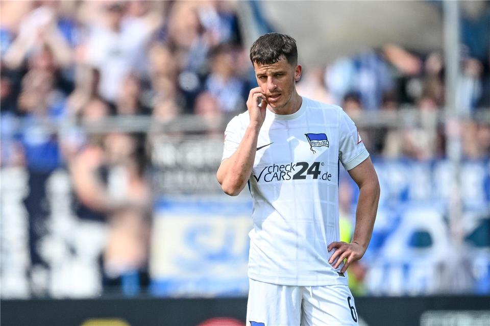 Diego Demme wird Hertha BSC im Sommer verlassen. (Archivbild)Harry Langer/dpa