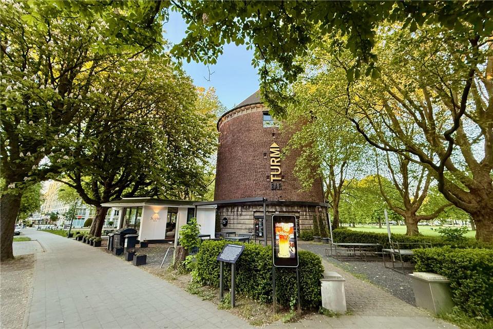 Dient heute als Cocktailbar: der Rundbunker an der Rothenbaumchaussee.Wolfgang Stelljes/dpa-tmn