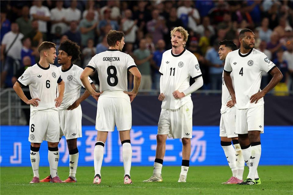 Diese Leistung war nicht ausreichend für die großen Ziele der Nationalmannschaft. Christian Charisius/dpa
