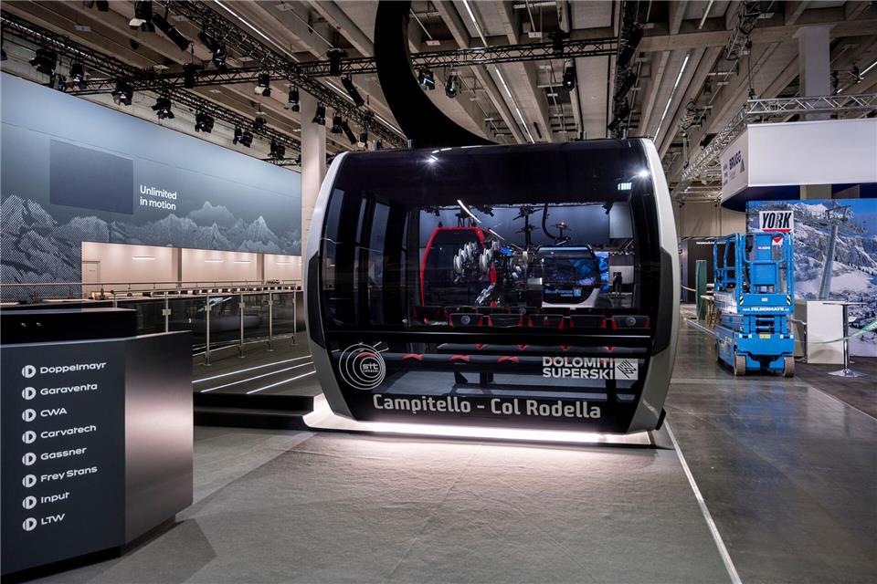 Diese neuen Gondeln sollen im Val di Fassa im Trentino fahren.Doppelmayr Seilbahnen Gmbh/dpa-tmn