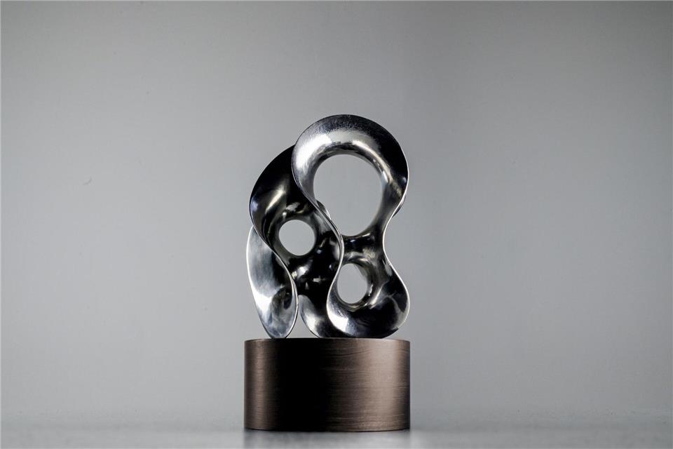 Diesen Award erhalten die Preisträger.Right Livelihood Foundation/dpa