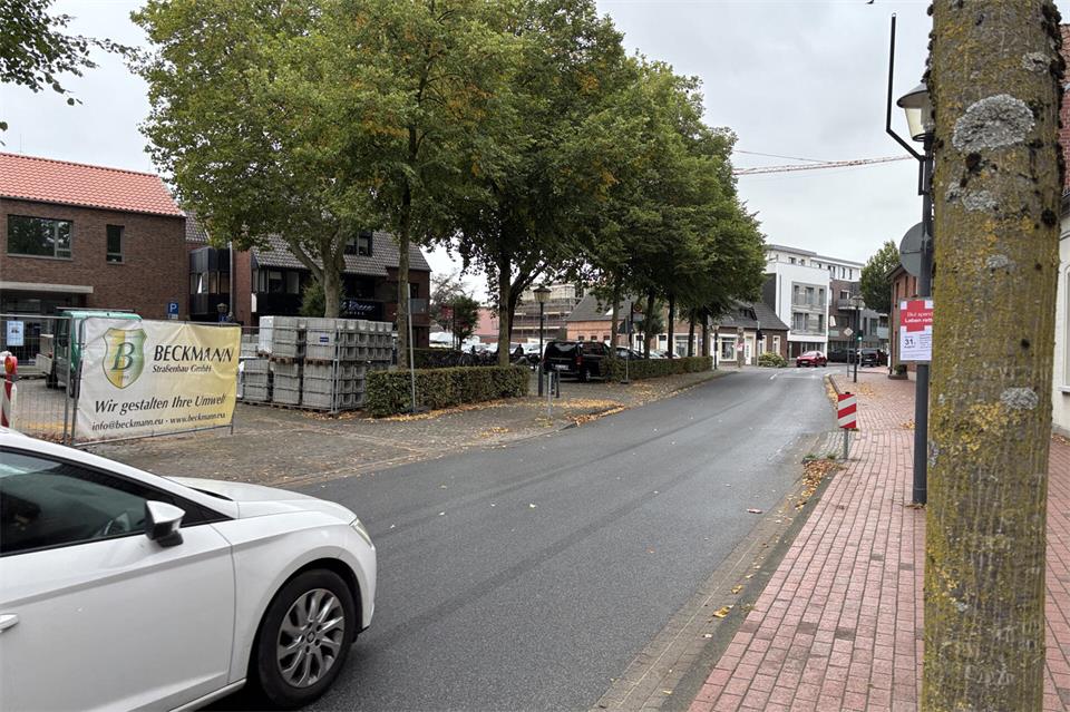 Dieser Abschnitt der Borkener Straße zwischen Alexanderstraße und Marbecker Straße soll weitgehend umgestaltet werden.