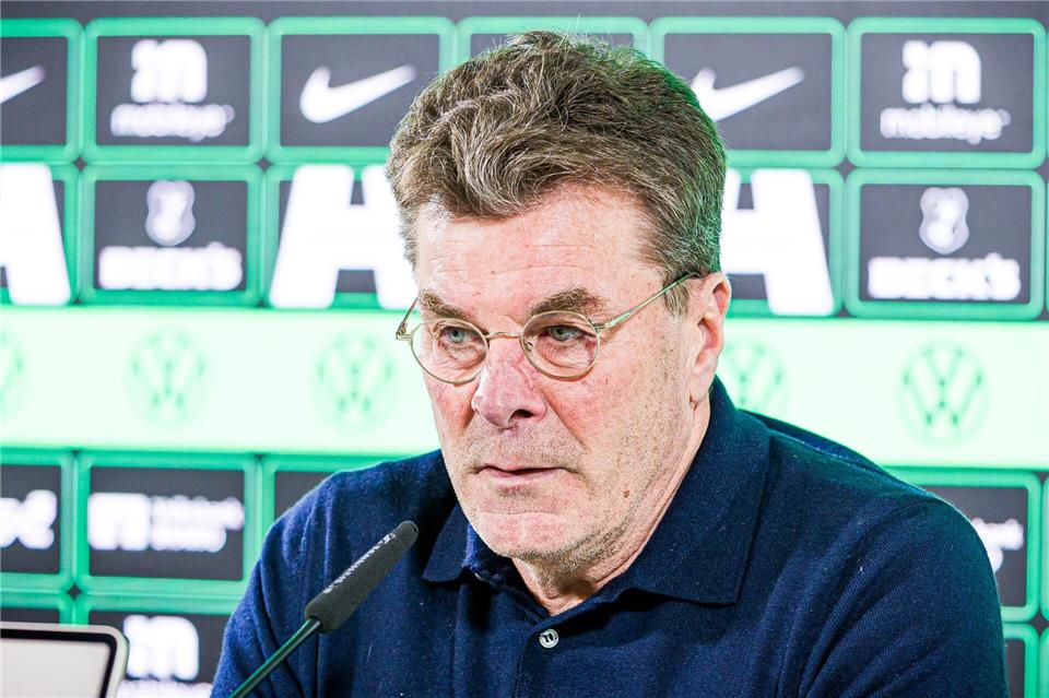 Dieter Hecking soll den VfL Wolfsburg vor dem Abstieg retten.Moritz Frankenberg/dpa