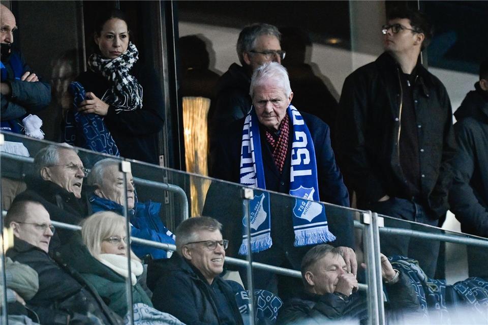 Hopp über Hoffenheim: „Ist und bleibt mein Baby“ Dietmar Hopp verfolgt nach wie vor seine TSG 1899 Hoffenheim.Uwe Anspach/dpa