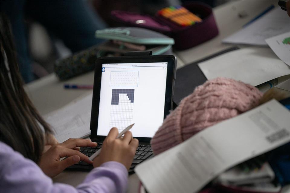 Digitales Know-how gilt heute als Schlüsselwissen. Hessens Landtag hat darüber debattiert, ob es Schülern in ausreichendem Maße vermittelt wird. (Symbolbild) Sebastian Gollnow/dpa