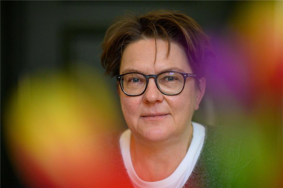 Diplom-Sozialpädagogin Doreen Rosenbaum koordiniert die Zeugenbetreuung im Prozess um den Anschlag auf dem Weihnachtsmarkt.Klaus-Dietmar Gabbert/dpa