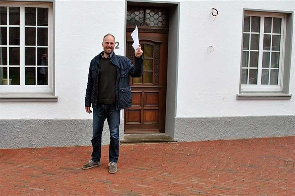 Dirk Böckenhoff freut sich, dass das Stammhaus der Familie Böckenhoff einen neuen Namen bekommen hat.