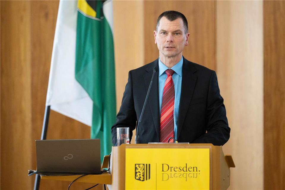 Dirk Lichtenberger ist der neue Präsident des LKA Sachsen.Sebastian Kahnert/dpa