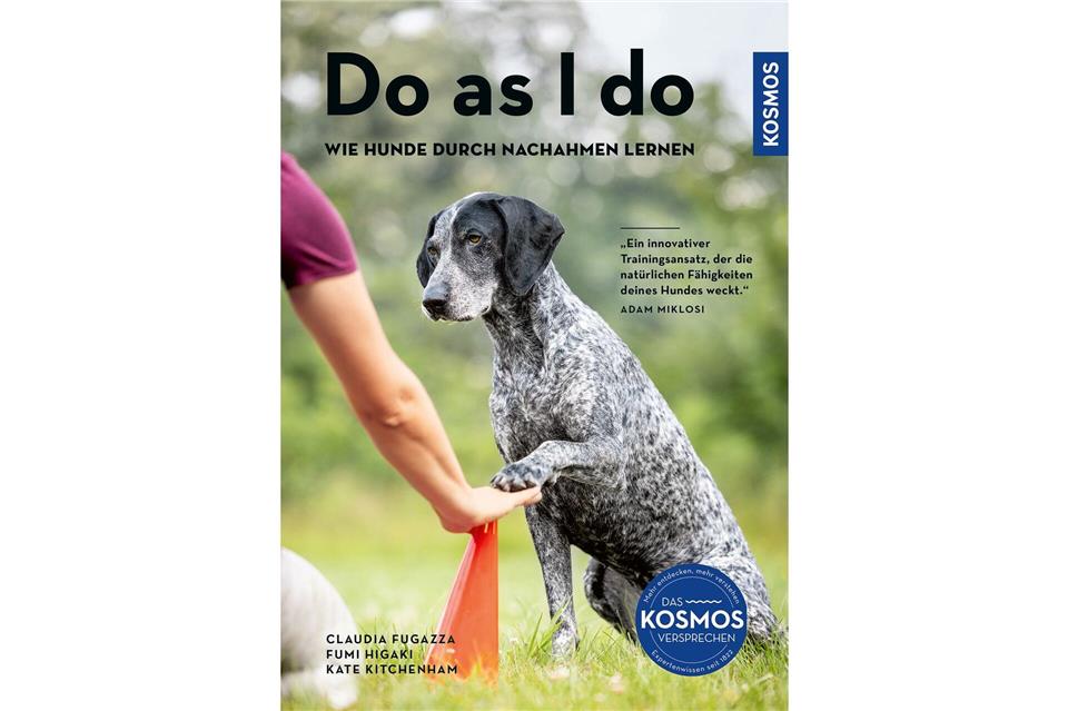 „Do as I do. Wie Hunde durch Nachahmen lernen.“ Claudia Fugazza, Fumi Higaki, Kate Kitchenham. Kosmos Verlag, 128 Seiten, 20,00 Euro, ISBN: 978-3440169483.Kosmos Verlag/dpa-tmn