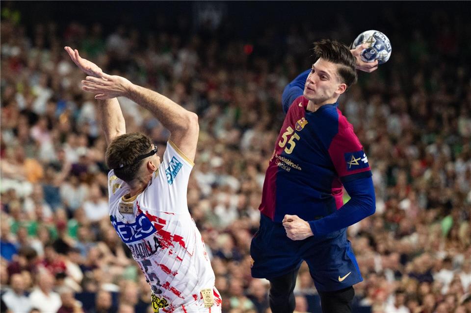 Domen Makuc wechselt 2026 zum THW Kiel.Marius Becker/dpa
