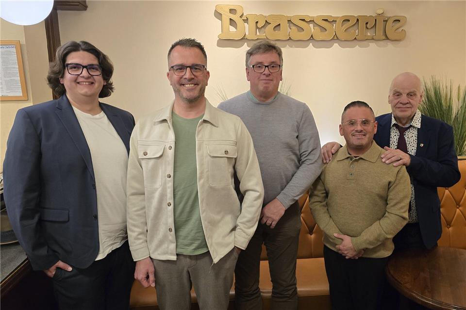 Dominic Hoge, Carsten Wendler, Norbert Atorf, Vincenzo Pirone und Richard Halberstadt (v.l.) bilden den Vorstand der neu gegründeten LSU im Münsterland.