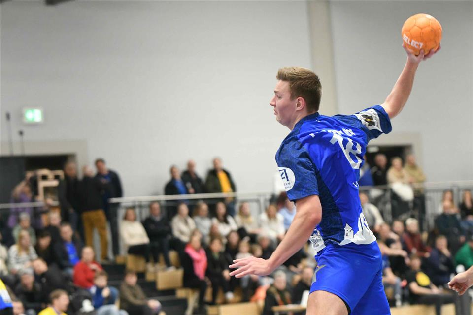 Dominik Kutsch erzielte gegen Neukirchen sieben Treffer zum Saisonauftakt.