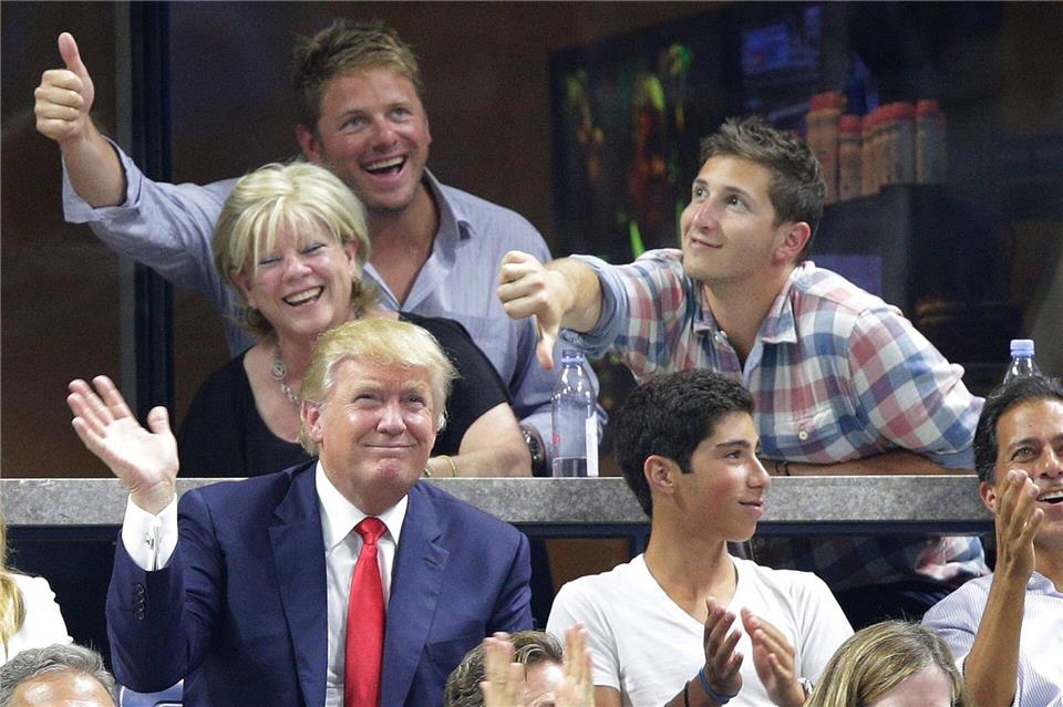Donald Trump hat die US Open früher regelmäßig besucht - aber noch nie als Präsident. (Archiv-Foto)picture alliance / dpa