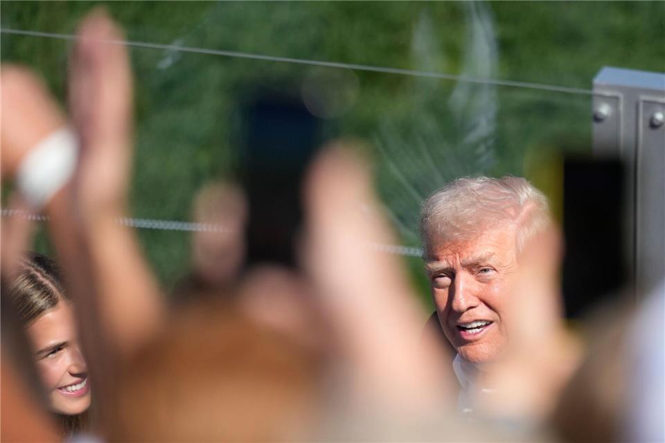 Donald Trump ist selbst begeisterter Golfer.Alex Brandon/AP/dpa