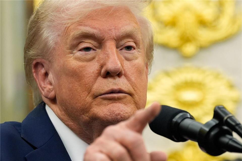 Donald Trump schlägt wieder versöhnlichere Töne Richtung China an.Alex Brandon/AP/dpa