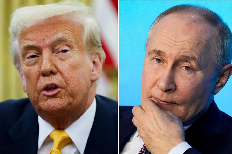 Donald Trump und Wladimir Putin wollen sich in Alaska treffen. (Archivbild)Pavel Bednyakov/AP/Pool via AP/dpa