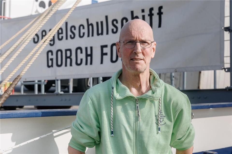 Donnerstag ist Kempckes Verabschiedung an Bord.Markus Scholz/dpa