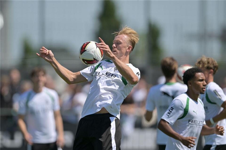 Doppelt getroffen für Gladbach: Isac Lidberg. (Archivbild)Anke Waelischmiller/dpa