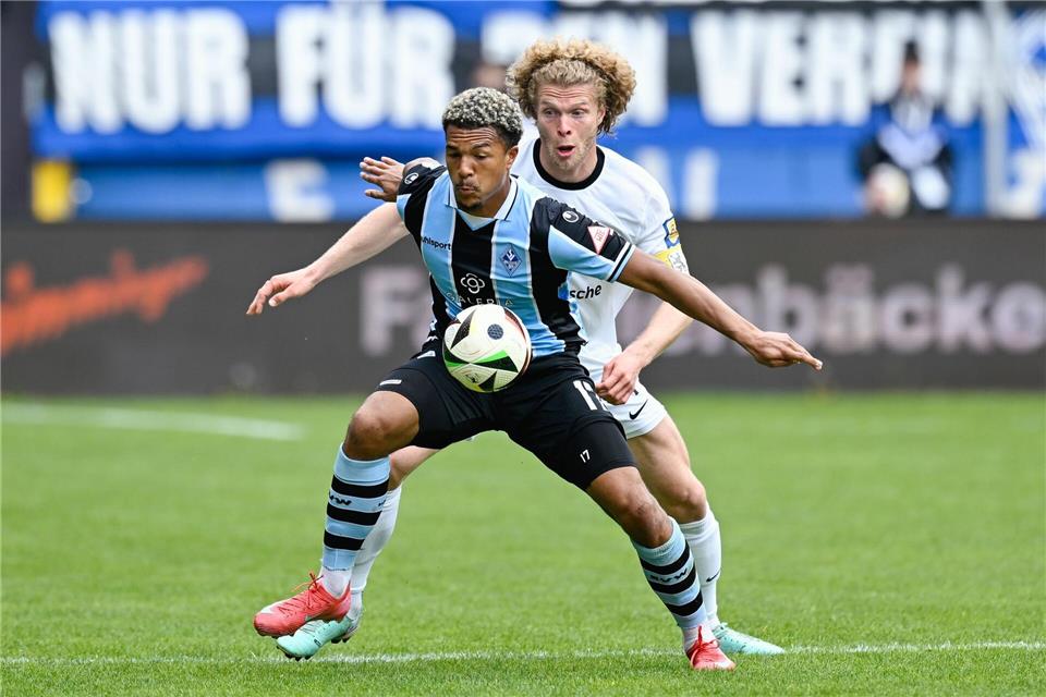 Doppeltorschütze für den Waldhof: Samuel Abifade (Archivbild)Uwe Anspach/dpa