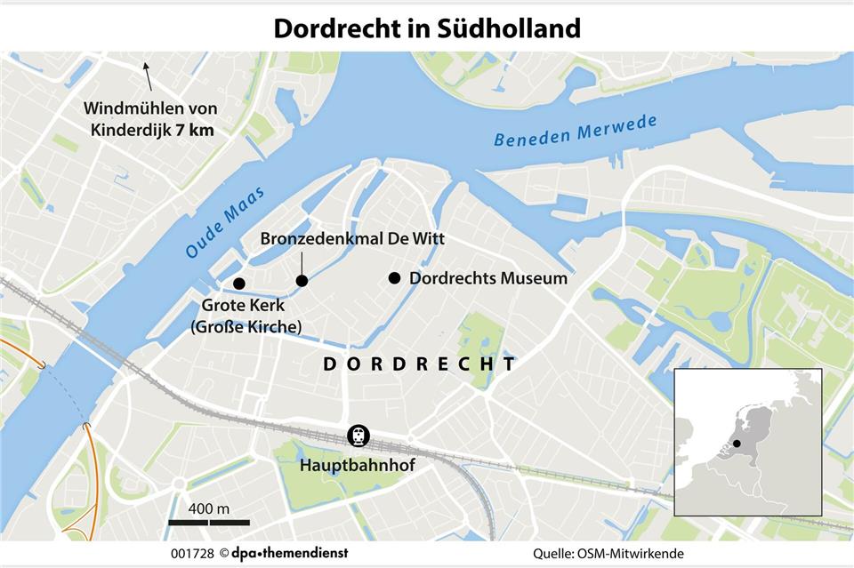 Dordrecht ist der vielleicht holländischste Ort der Welt. dpa-infografik/dpa-tmn