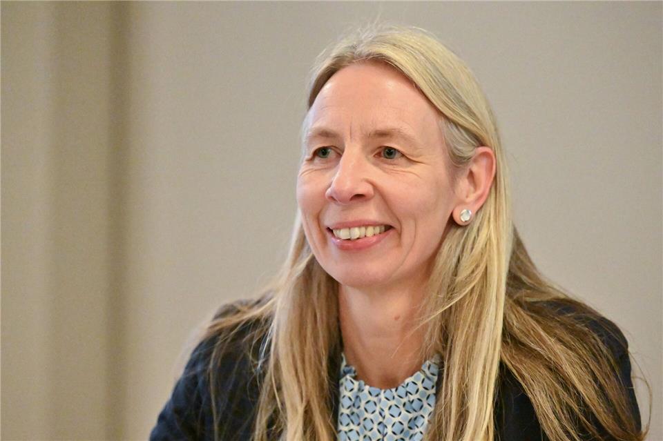 Doreen Fragel hatte sich zusammen mit anderen Kreistagsmitgliedern über Landrat Riethig beschwert. Swen Pförtner/dpa