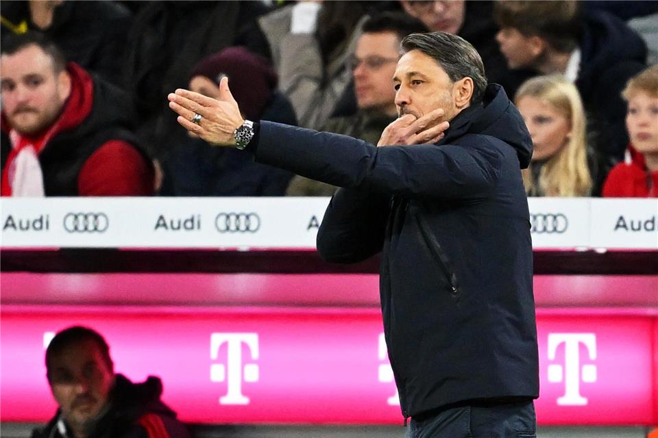 Dortmund-Trainer Niko Kovac ärgert sich im Topspiel in München über den Schiedsrichter.Sven Hoppe/dpa