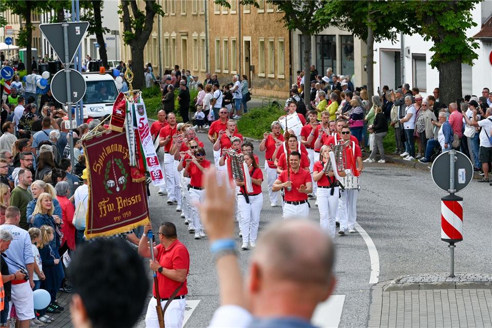 Drei Tage lang wurde in Bernburg im Salzlandkreis das 24. Landesfest gefeiert. Heiko Rebsch/dpa