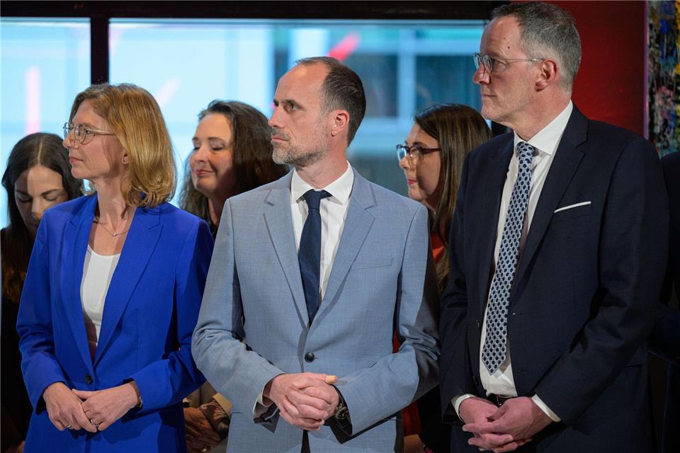 Drei von fünf alten und neuen SPD-Ministern in Rheinland-Pfalz. Hannes P. Albert/dpa
