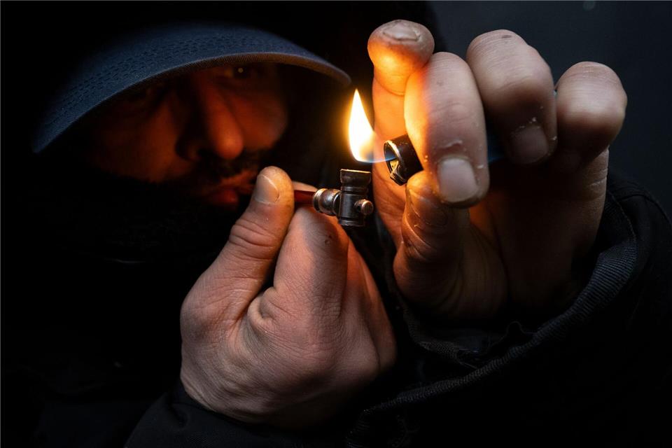 Drogenabhängige im Bahnhofsviertel: Den Tag irgendwie überstehen, auch im Advent.Boris Roessler/dpa