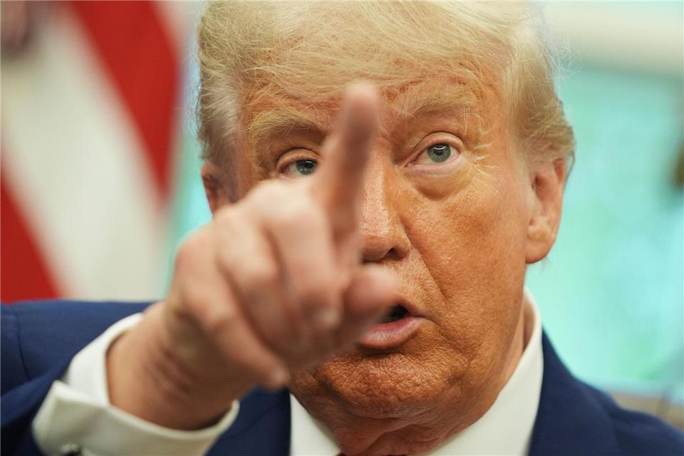 Droht der EU erneut mit Zöllen: US-Präsident Donald Trump. (Archivbild)Evan Vucci/AP/dpa