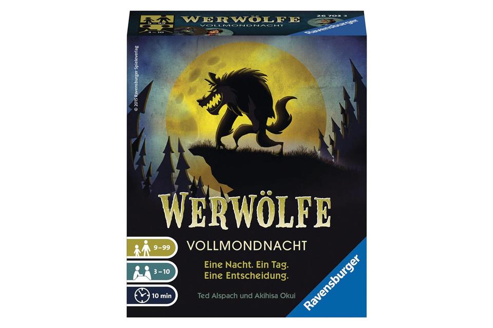 Du wurdest eliminiert? Eine Spielrunde bei „Werwölfe: Vollmondnacht“ dauert nur rund zehn Minuten - und schwups werden die Rollen neu verteilt.Revensburger/dpa-tmn
